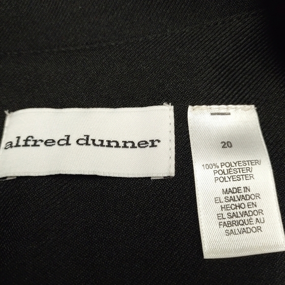 Vintage Alfred Dunner Women's Black Blazer Jacket Size 20 - Picture 6 of 6